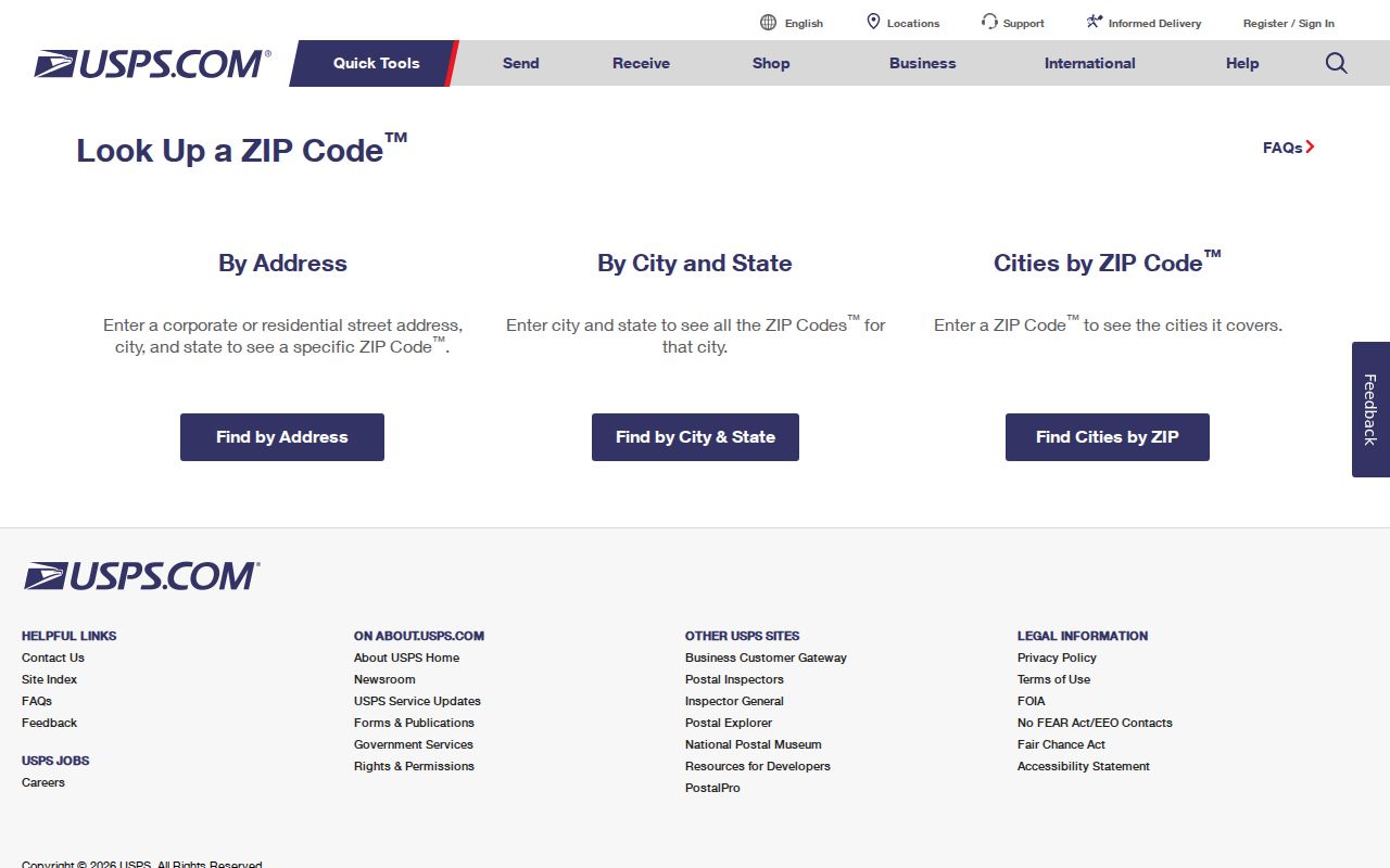 USPS ZIP Code Lookup for a Miami Beach postal address